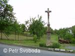 Kamenný kříž na horním konci v Kunčicích
